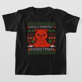 Een doorschijnend kerstfeest hebben t-shirt