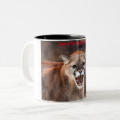 Een doorschijnend kerstfeest hebben tweekleurige koffiemok (Voorkant links)