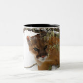 Een doorschijnend kerstfeest hebben tweekleurige koffiemok (Center)