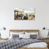 Een doorsnede canvas afdruk (Insitu (Slaapkamer))