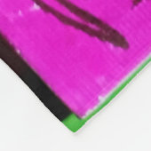 Een doos met Rozen Fleece Deken (Hoek)