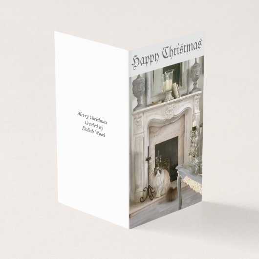 Een doos met sjofele chique Kaarten (Buitenkant)