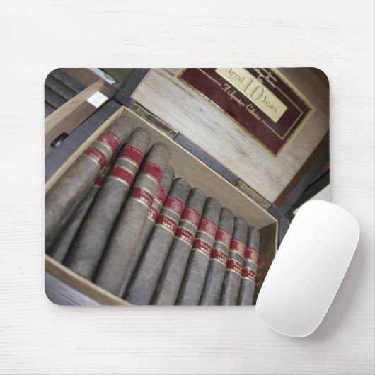 Een doos sigaren muismat (Met muis)