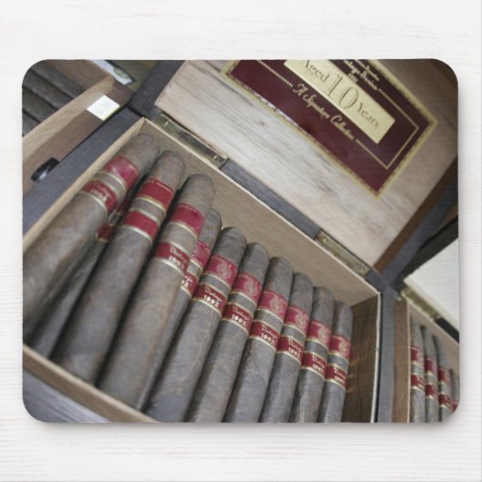 Een doos sigaren muismat (Voorkant)