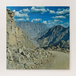 Een dor landschap legpuzzel