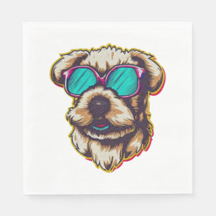 EEN DORABLE HOND MET ZONNEBRIL SERVET