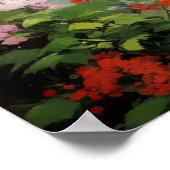 Een dorp bloeit in de omhelzing van Natuur Poster (Hoek)