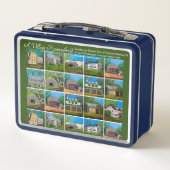 Een dorp herinnerde zich Plymouth Meeting Lunchbox (Achterkant)