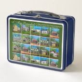 Een dorp herinnerde zich Plymouth Meeting Lunchbox (Voorkant)