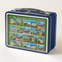 Een dorp herinnerde zich Plymouth Meeting Lunchbox