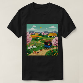 Een dorp in de 19e eeuw t-shirt