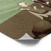 Een dorp in de middeleeuwen poster (Hoek)