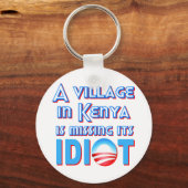 Een dorp in Kenia mist zijn Idiot Obama Sleutelhanger (Voorkant)