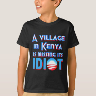 Een dorp in Kenia mist zijn Idiot Obama T-shirt