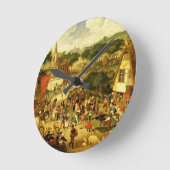 Een dorpsbeurs ronde klok (Hoek)