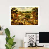Een dorpsfeest poster (Thuiskantoor)