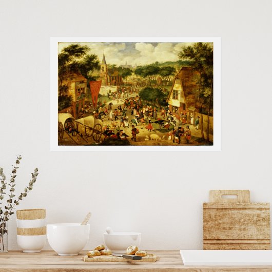 Een dorpsfeest poster (Keuken)