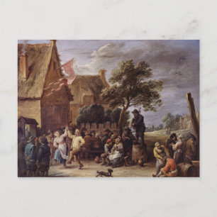 Een dorpsmakerij briefkaart