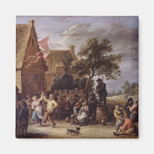 Een dorpsmakerij magneet (Voorkant)