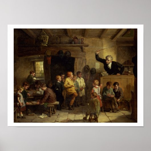 Een dorpsschool poster (Voorkant)