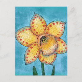 Een Dotty Daffodil Briefkaart