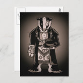 Een douche van Gravelly Memories (TM) Briefkaart (Voorkant / Achterkant)