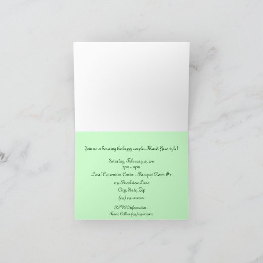 Een douche van het Huwelijk van Mardi Gras (Binnen)