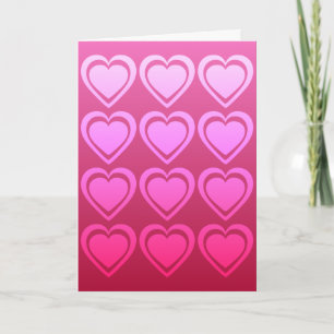 Een dozen hartenkaart voor Valentijnsdag Feestdagen Kaart