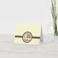 Één Dozijn Franse Macarons Bonjour Notecard