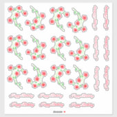 Een dozijn gelukkige verjaardagen sticker (Vel)