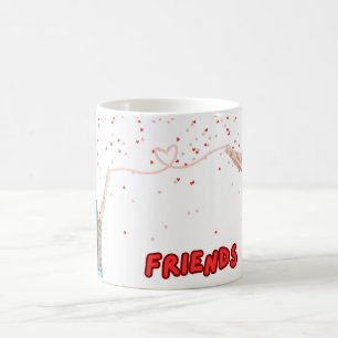 “Eén draad. Eén hart. Voor altijd verbonden.” Koffiemok