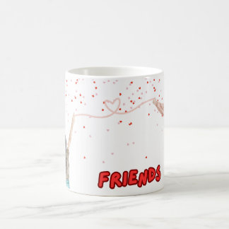 “Eén draad. Eén hart. Voor altijd verbonden.” Koffiemok