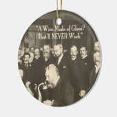 Een draad gemaakt van Glass Humoureus Tech Keramisch Ornament (Links)