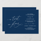 Een draai in de plannen, Uitgestelde trouwdatum Aa Kaart (Voorkant / Achterkant)