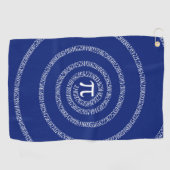 Een draai van pi-afbeelding op een golfhanddoek (Horizontaal)