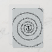 Een Draai van Pi klikt aanpast om Grijze Kleur te  (Voorkant / Achterkant)