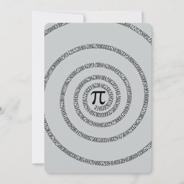 Een Draai van Pi klikt aanpast om Grijze Kleur te  (Voorkant)