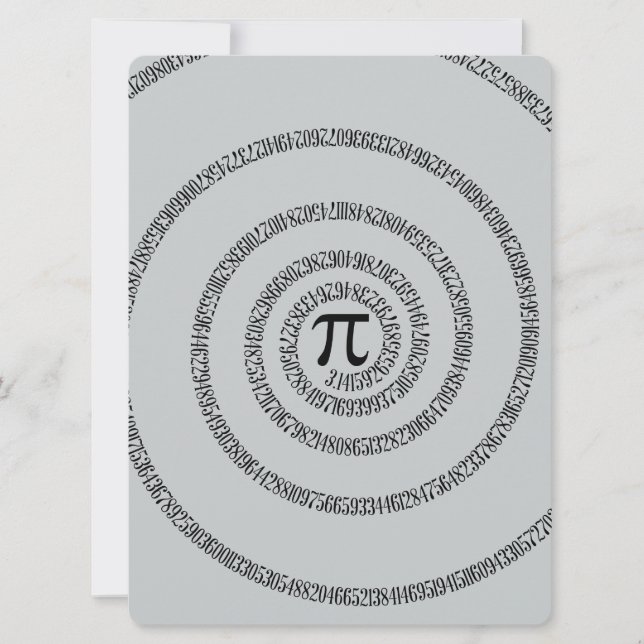 Een Draai van Pi klikt aanpast om Grijze Kleur te  (Voorkant)