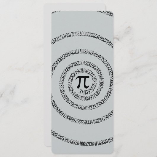 Een Draai van Pi klikt aanpast om Grijze Kleur te  (Voorkant / Achterkant)