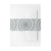 Een Draai van Pi klikt aanpast om Grijze Kleur te  Uitnodigingen Wikkel (Voorkant Voorbeeld)