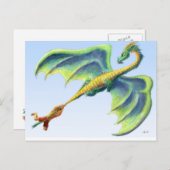 Een draak 2 vangen - briefkaart (Voorkant / Achterkant)