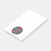 Een draak en zijn Magische Pearl Post-it® Notes (Schuin)