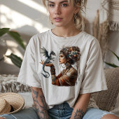 Een draak in de hand t-shirt