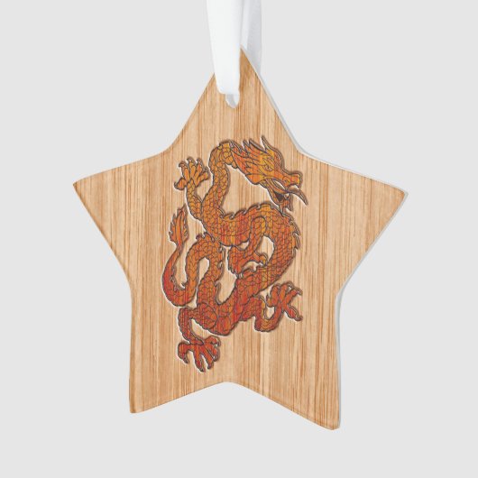 Een draak in de stijl van Bamboo Ornament (voorkant)