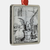Een draak in een workshop metalen ornament (Rechts)