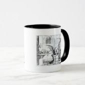 Een draak in een workshop mok (Voorkant rechts)