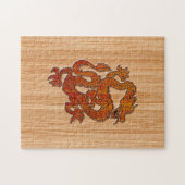 Een draak in het oosten van Bamboo Legpuzzel (Horizontaal)