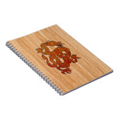 Een draak in het oosten van Bamboo Notitieboek (Rechterzijde)