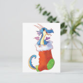 Een draak in mijn stoppen briefkaart (Staand voorkant)