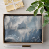Een draak omringd door wolken tissuepapier (Geschenk)